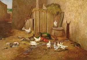 De boerderij door Philibert Leon Couturier